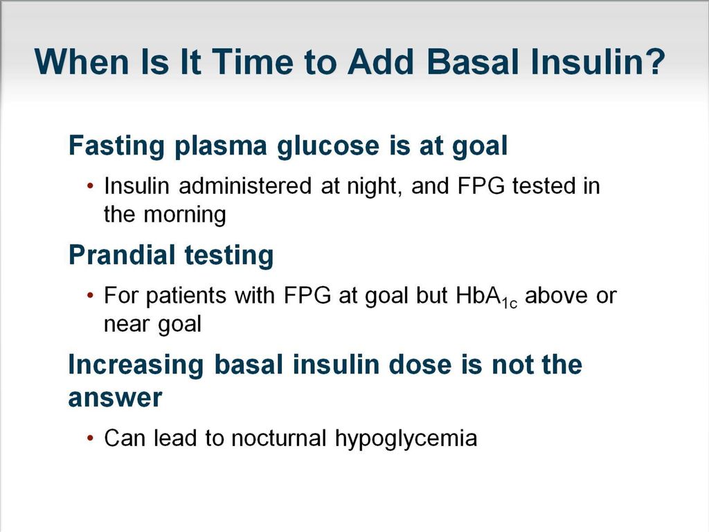 Program Goals Consulting The Experts Prandial Insulin Or A Glp